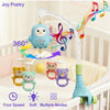 360° Rotating Baby Crib Mobile with Night Light and Music