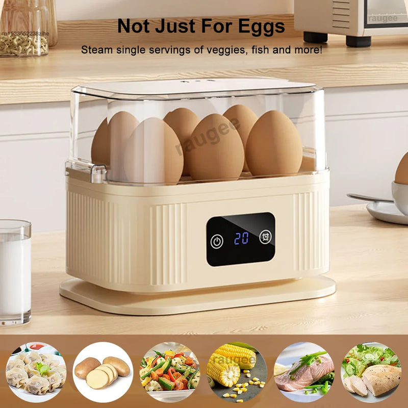 Automatic Electric Egg Cooker for 6 Eggs