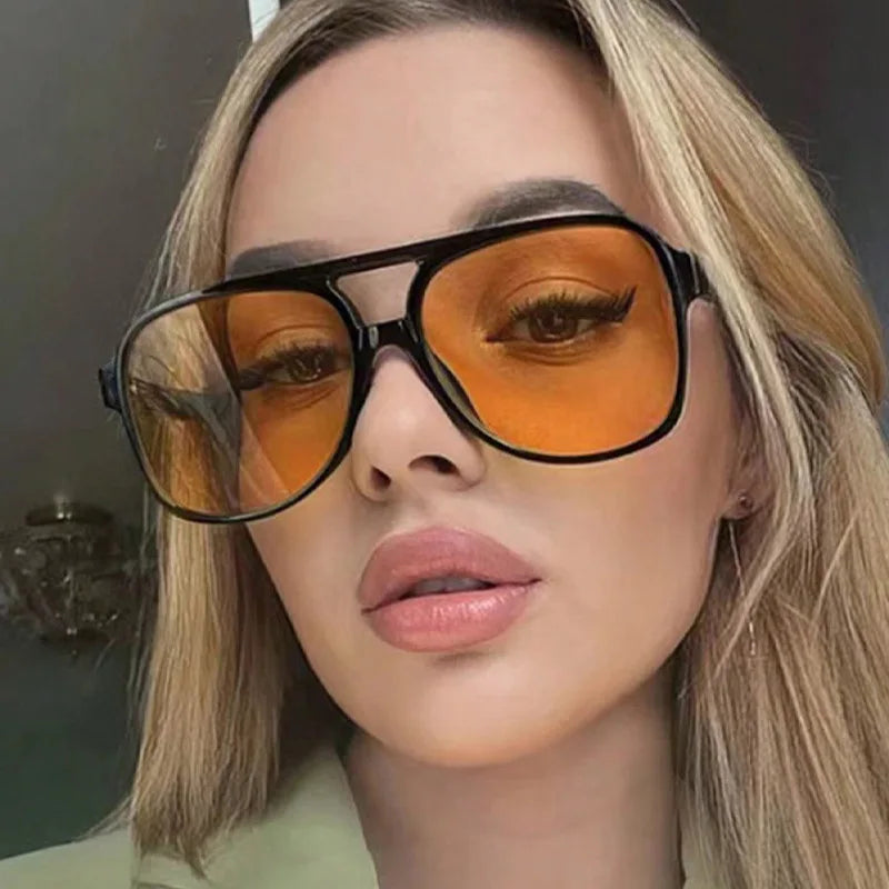 Retro Polarized Pilot Sunglasses