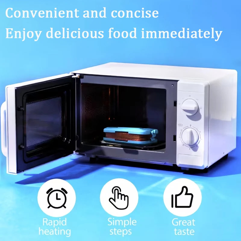 Microwave-Safe Silicone Toast & Sandwich Crisper