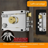 Stainless Steel Exterior Door Lock with 5 Keys