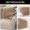 Stretch Velvet Sofa Seat Cushion Cover