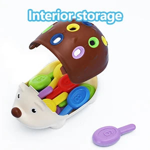 Montessori Sensory Hedgehog Toy for Toddlers