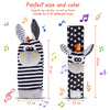 Soft Plush Baby Rattle Wrist and Foot Socks Set for Newborns