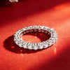 S925 Sterling Silver Moissanite Stackable Ring