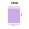 Purple Poly Mailer Envelopes with Self-Seal Adhesive (Set of 100)