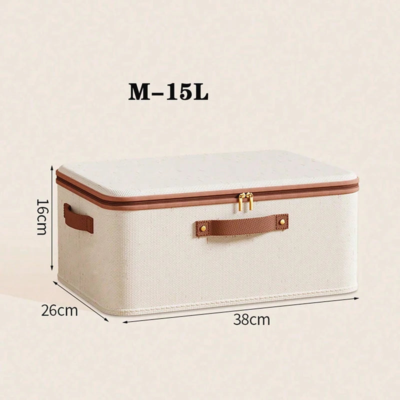 Foldable Zippered Storage Organizer