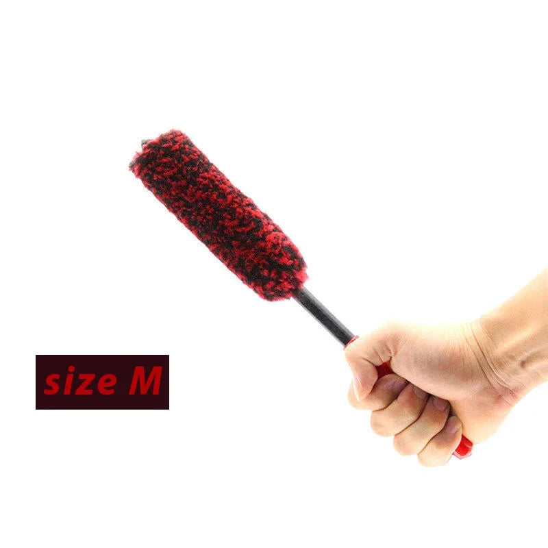 Plush Wheel Cleaning Brush Set for Cars and Motorcycles