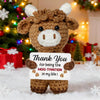 Handmade Crochet Pocket Hug Doll with Custom Message