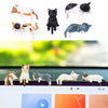 Set de 5 Figuras de Gatos de Dibujos Animados para Decorar el Escritorio o el Coche