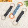 Double-Ring Cotton Dog Rope Toy