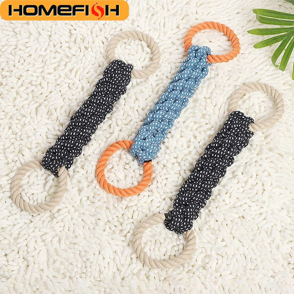 Double-Ring Cotton Dog Rope Toy