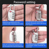 TSA-Approved 4-Dial Combination Travel Lock