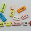Assorted Inspirational Word Beads for Jewelry Making