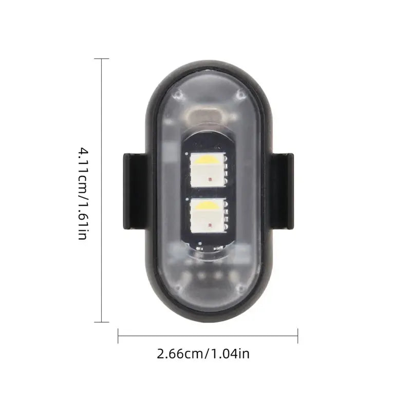Wireless RGB LED Warning Light with Remote Control