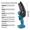 Cordless Mini Chainsaw Compatible with Makita 18V Batteries