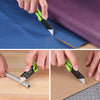 Folding Utility Knife 3-Pack with Quick-Change Blades and Belt Clip