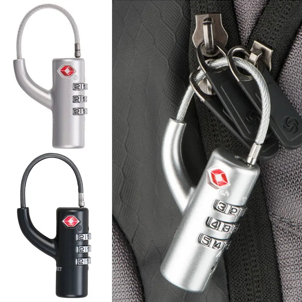 TSA-Approved 4-Dial Combination Travel Lock