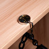 Folding Metal Bag Hook with Marble Finish