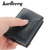 Carbon Fiber Mini RFID Blocking Wallet for Men
