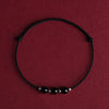 Handwoven Crystal Anklet with Natural Stone Charms