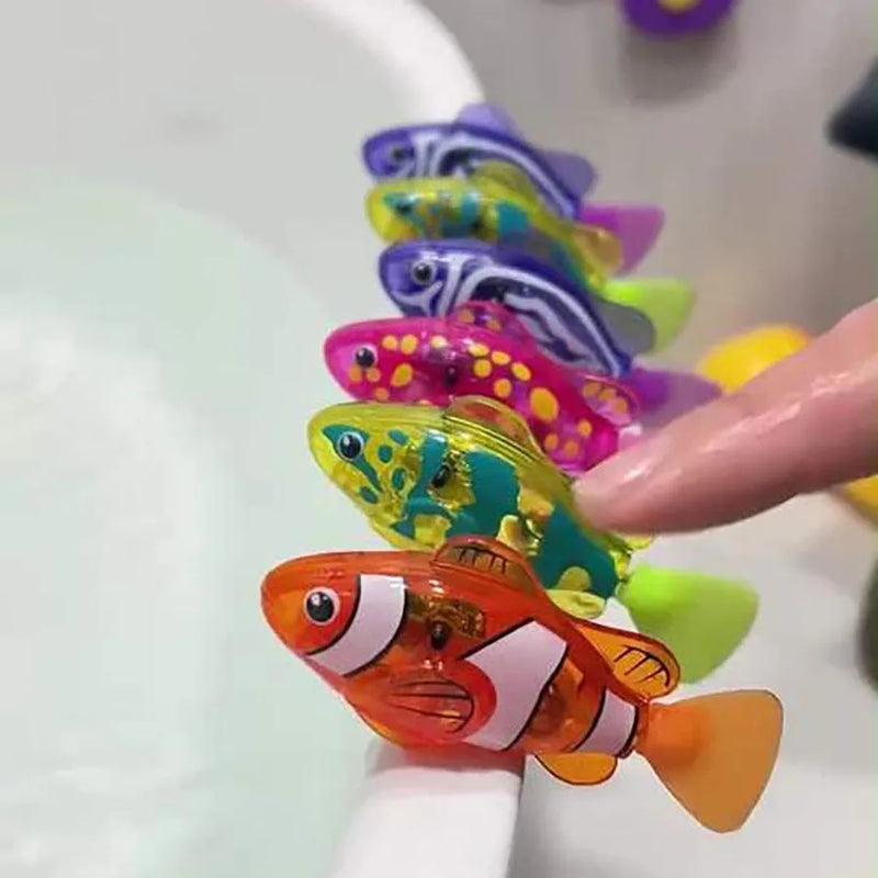 Light-Sensing Robotic Clownfish for Aquariums