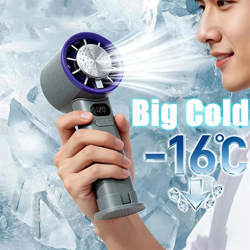 Portable Bladeless Turbo Fan with Ice Cooling Mode