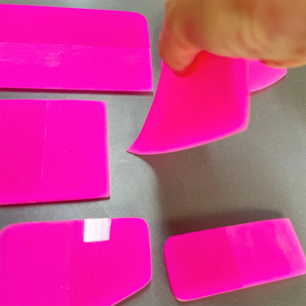 Professional PPF & Vinyl Wrap Squeegee Kit - Soft Rubber Tools for Scratch-Free Application