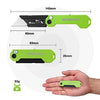 Folding Utility Knife 3-Pack with Quick-Change Blades and Belt Clip