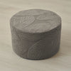 Jacquard Stretch Ottoman Cover with Elastic Edges