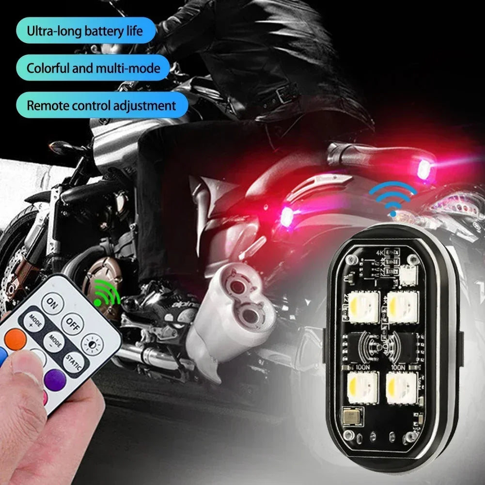 RGB LED Strobe Light with USB Charging