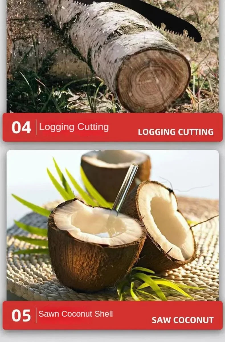 Folding Hand Saw for Gardening and Outdoor Use