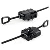 Black BX Bey Series Ripcord Launcher with attached launcher arm and mechanism.