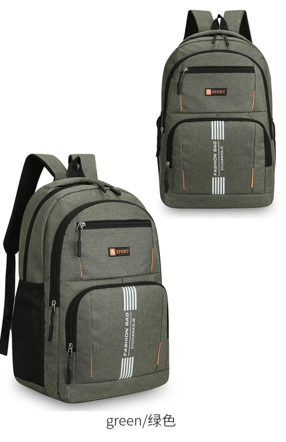 Versatile Commuter Backpack for Men – Lightweight with 15" Laptop Compartment