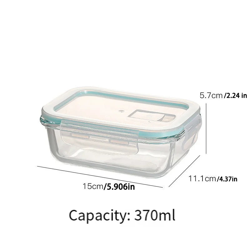 Borosilicate Glass Lunch Box with Leak-Proof Lid