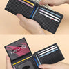 Slim Carbon Fiber Trifold Wallet with RFID Protection