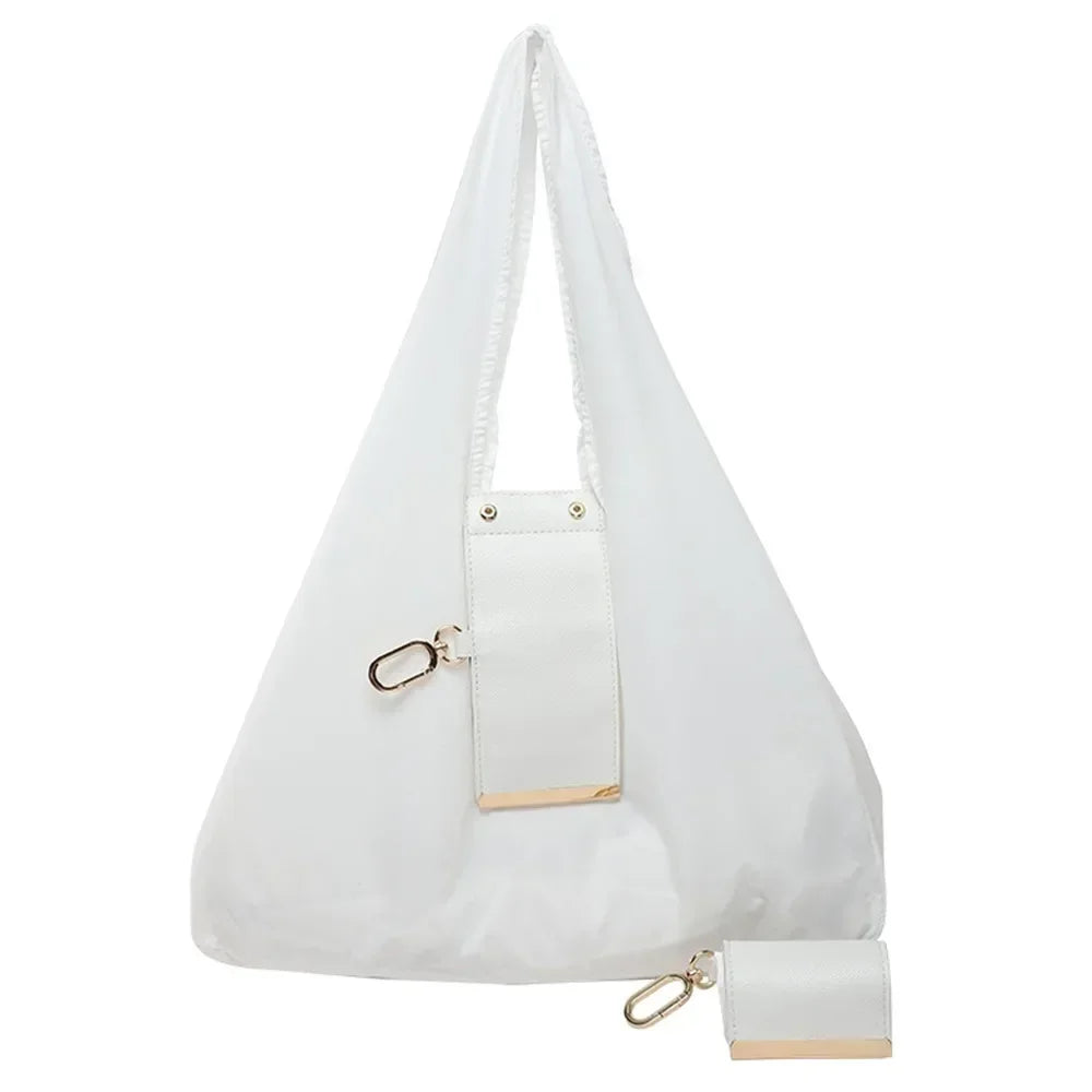 Compact Keychain Tote Bag – Foldable & Reusable Shopping Bag