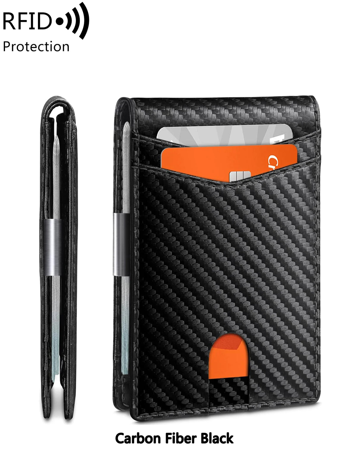Slim RFID-Blocking Front Pocket Wallet