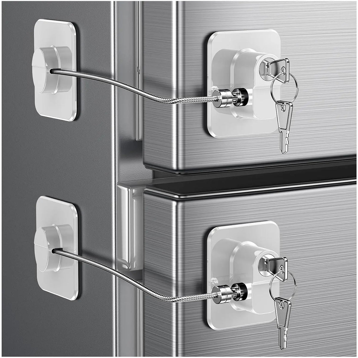 Childproof Refrigerator Door Lock (2-Pack)