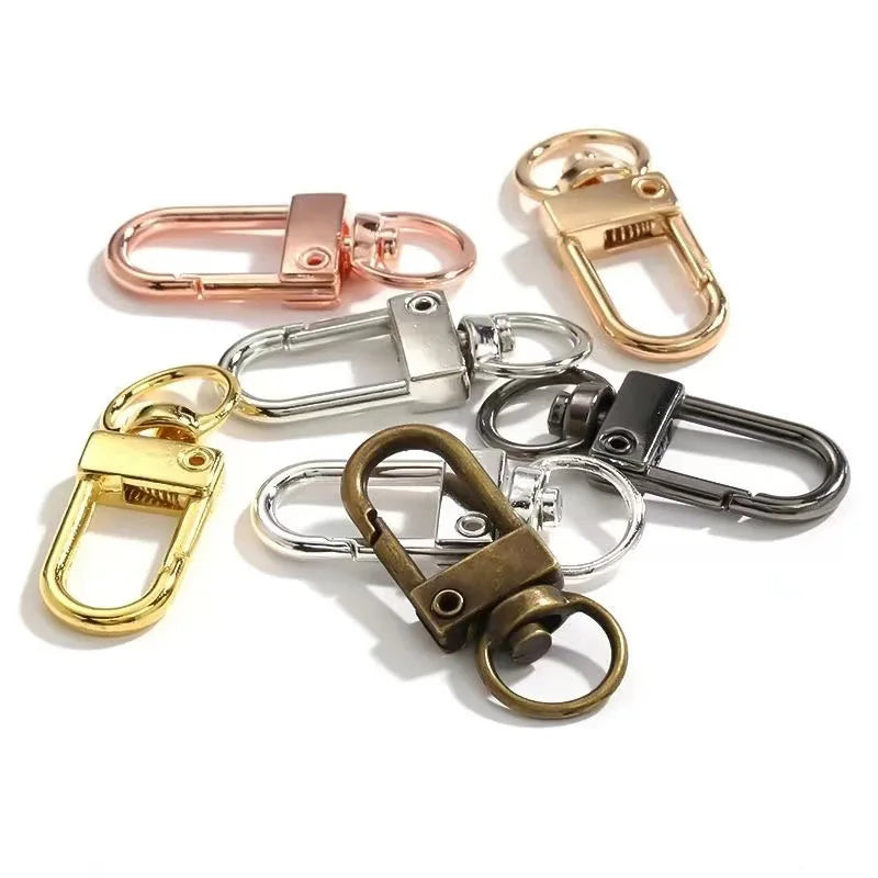 Lobster Clasp Hooks with Swivel Rings for DIY Crafts