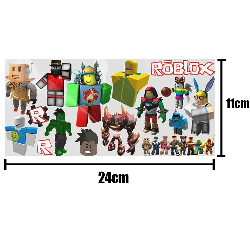 Pegatinas Decorativas UV DTF con Temática de Roblox