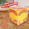 Squishy Cheese Stress Relief Toy - Soft Yellow Fidget Block