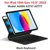 Bluetooth Keyboard Case with Touchpad for iPad Pro, Air & Standard Models