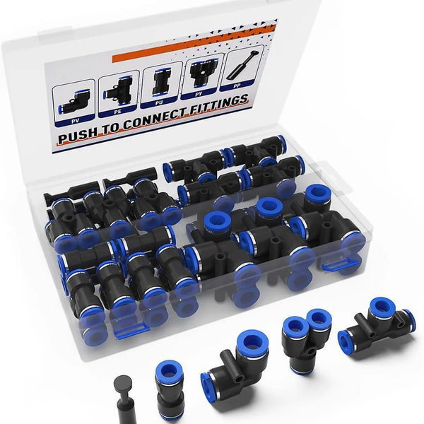 Quick Connect Air Hose Fitting Set
