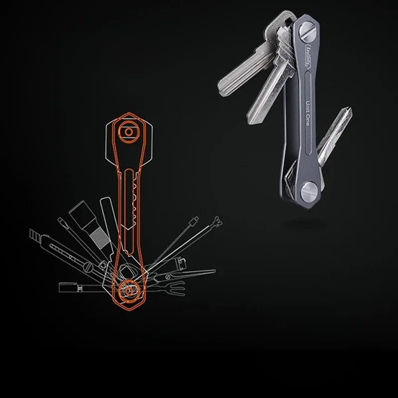 Compact Aluminum Key Organizer