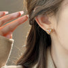 Dainty Heart Stud Earrings