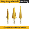 Titanium Step Drill Bit Set — 4 to 20mm Multi-Size Cone Drill