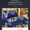 4-Piece Royal Blue Bedding Set with Bed Skirt and Pillow Covers