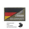 Luminous Reflective German Eagle Patch with Hook-and-Loop Backing