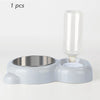 2-in-1 Pet Food and Water Bowl with Automatic Water Dispenser